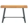 Solid teak wood bench 80 cm by vidaXL, Dining and kitchen benches - Ref: Foro24-340742, Price: 120,12 €, Discount: %