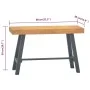 Solid teak wood bench 80 cm by vidaXL, Dining and kitchen benches - Ref: Foro24-340742, Price: 120,12 €, Discount: %