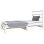 Removable sofa bed solid white pine wood 2x(90x190) cm by vidaXL, Beds and slatted bases - Ref: Foro24-3124748, Price: 167,04...