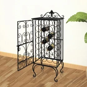 Metal wine rack for 28 bottles by vidaXL, Wine racks - Ref: Foro24-240937, Price: 104,65 €, Discount: %