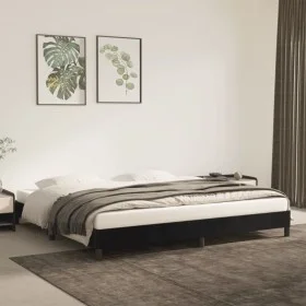Light gray velvet bed frame 200x200 cm by vidaXL, Beds and slatted bases - Ref: Foro24-346996, Price: 127,28 €, Discount: %