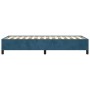 Estructura de cama de terciopelo azul 100x200 cm de vidaXL, Camas y somieres - Ref: Foro24-347310, Precio: 83,43 €, Descuento: %