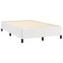White synthetic leather bed frame 120x200 cm by vidaXL, Beds and slatted bases - Ref: Foro24-347240, Price: 100,81 €, Discoun...