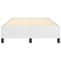 Bettgestell aus weißem Kunstleder, 120 x 200 cm von vidaXL, Betten und Lattenroste - Ref: Foro24-347240, Preis: 102,32 €, Rab...