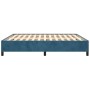 Blue velvet bed frame 160x200 cm by vidaXL, Beds and slatted bases - Ref: Foro24-347334, Price: 124,36 €, Discount: %
