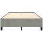 Light gray velvet bed frame 120x200 cm by vidaXL, Beds and slatted bases - Ref: Foro24-347312, Price: 118,22 €, Discount: %