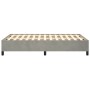 Light gray velvet bed frame 120x200 cm by vidaXL, Beds and slatted bases - Ref: Foro24-347312, Price: 118,22 €, Discount: %