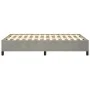 Light gray velvet bed frame 120x200 cm by vidaXL, Beds and slatted bases - Ref: Foro24-347312, Price: 108,27 €, Discount: %