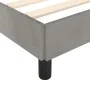Light gray velvet bed frame 120x200 cm by vidaXL, Beds and slatted bases - Ref: Foro24-347312, Price: 108,27 €, Discount: %