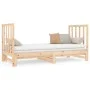 Removable sofa bed solid pine wood 2x(90x190) cm by vidaXL, Beds and slatted bases - Ref: Foro24-3124767, Price: 174,47 €, Di...