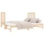 Removable sofa bed solid pine wood 2x(90x190) cm by vidaXL, Beds and slatted bases - Ref: Foro24-3124767, Price: 174,47 €, Di...