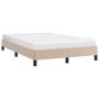 Estructura de cama de cuero sintético capuchino 120x200 cm de vidaXL, Camas y somieres - Ref: Foro24-346897, Precio: 117,26 €...