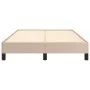 Bettgestell aus Cappuccino-Kunstleder, 120 x 200 cm von vidaXL, Betten und Lattenroste - Ref: Foro24-346897, Preis: 112,99 €,...