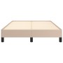 Estructura de cama de cuero sintético capuchino 120x200 cm de vidaXL, Camas y somieres - Ref: Foro24-346897, Precio: 117,26 €...