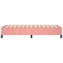 Estructura de cama de terciopelo rosa 90x200 cm de vidaXL, Camas y somieres - Ref: Foro24-347305, Precio: 92,70 €, Descuento: %