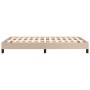 Estructura de cama de cuero sintético capuchino 120x200 cm de vidaXL, Camas y somieres - Ref: Foro24-346897, Precio: 117,26 €...
