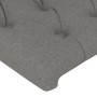 Bed frame with headboard in dark gray fabric 120x200 cm by vidaXL, Beds and slatted bases - Ref: Foro24-3125285, Price: 165,9...