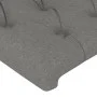 Bed frame with headboard in dark gray fabric 120x200 cm by vidaXL, Beds and slatted bases - Ref: Foro24-3125285, Price: 163,5...