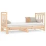 Sofá cama extraíble madera maciza de pino 2x(90x190) cm de vidaXL, Camas y somieres - Ref: Foro24-3124772, Precio: 175,26 €, ...