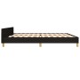 Bed frame with black fabric headboard 200x200 cm by vidaXL, Beds and slatted bases - Ref: Foro24-3125326, Price: 289,57 €, Di...