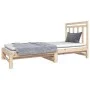 Sofá cama extraíble madera maciza de pino 2x(90x190) cm de vidaXL, Camas y somieres - Ref: Foro24-3124757, Precio: 145,44 €, ...
