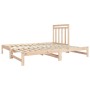 Removable sofa bed solid pine wood 2x(90x190) cm by vidaXL, Beds and slatted bases - Ref: Foro24-3124757, Price: 147,38 €, Di...