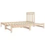 Sofá cama extraíble madera maciza de pino 2x(90x190) cm de vidaXL, Camas y somieres - Ref: Foro24-3124757, Precio: 145,44 €, ...
