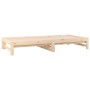 Removable sofa bed solid pine wood 2x(90x190) cm by vidaXL, Beds and slatted bases - Ref: Foro24-3124757, Price: 147,38 €, Di...