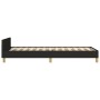 Bed frame with black fabric headboard 100x200 cm by vidaXL, Beds and slatted bases - Ref: Foro24-3125035, Price: 132,00 €, Di...