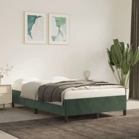 Green velvet bed frame 120x200 cm by vidaXL, Beds and slatted bases - Ref: Foro24-347315, Price: 142,24 €, Discount: %