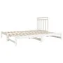 Removable sofa bed solid white pine wood 2x(90x190) cm by vidaXL, Beds and slatted bases - Ref: Foro24-3124758, Price: 172,20...
