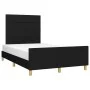 Bed frame with black fabric headboard 120x200 cm by vidaXL, Beds and slatted bases - Ref: Foro24-3125043, Price: 178,55 €, Di...