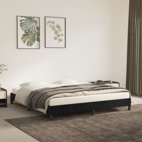 Hellgrauer Samtbettrahmen 160x200 cm von vidaXL, Betten und Lattenroste - Ref: Foro24-346984, Preis: 104,45 €, Rabatt: %
