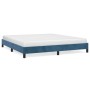 Estructura de cama de terciopelo azul 160x200 cm de vidaXL, Camas y somieres - Ref: Foro24-346986, Precio: 109,90 €, Descuent...