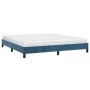 Blauer Samtbettrahmen 160x200 cm von vidaXL, Betten und Lattenroste - Ref: Foro24-346986, Preis: 107,94 €, Rabatt: %