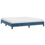 Estructura de cama de terciopelo azul 160x200 cm de vidaXL, Camas y somieres - Ref: Foro24-346986, Precio: 109,90 €, Descuent...