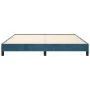 Blauer Samtbettrahmen 160x200 cm von vidaXL, Betten und Lattenroste - Ref: Foro24-346986, Preis: 107,94 €, Rabatt: %