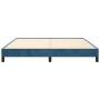 Estructura de cama de terciopelo azul 160x200 cm de vidaXL, Camas y somieres - Ref: Foro24-346986, Precio: 109,90 €, Descuent...
