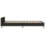 Bed frame with black fabric headboard 80x200 cm by vidaXL, Beds and slatted bases - Ref: Foro24-3124849, Price: 128,42 €, Dis...