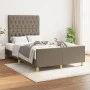 Estructura de cama con cabecero de tela gris taupe 120x200 cm de vidaXL, Camas y somieres - Ref: Foro24-3125288, Precio: 192,...