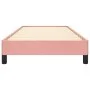 Estructura de cama de terciopelo rosa 80x200 cm de vidaXL, Camas y somieres - Ref: Foro24-346945, Precio: 73,92 €, Descuento: %