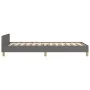 Bed frame with headboard in dark gray fabric 80x200 cm by vidaXL, Beds and slatted bases - Ref: Foro24-3125010, Price: 147,73...