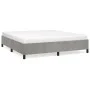 Hellgrauer Samtbettrahmen 160x200 cm von vidaXL, Betten und Lattenroste - Ref: Foro24-347330, Preis: 125,69 €, Rabatt: %