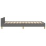 Bed frame with headboard in dark gray fabric 90x190 cm by vidaXL, Beds and slatted bases - Ref: Foro24-3125342, Price: 169,38...