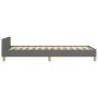 Bed frame with headboard in dark gray fabric 90x190 cm by vidaXL, Beds and slatted bases - Ref: Foro24-3125342, Price: 165,23...