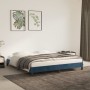 Estructura de cama de terciopelo azul 180x200 cm de vidaXL, Camas y somieres - Ref: Foro24-346992, Precio: 113,84 €, Descuent...