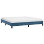 Estructura de cama de terciopelo azul 180x200 cm de vidaXL, Camas y somieres - Ref: Foro24-346992, Precio: 113,84 €, Descuent...