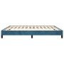 Estructura de cama de terciopelo azul 180x200 cm de vidaXL, Camas y somieres - Ref: Foro24-346992, Precio: 113,84 €, Descuent...