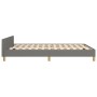 Bed frame with headboard in dark gray fabric 140x200 cm by vidaXL, Beds and slatted bases - Ref: Foro24-3125139, Price: 212,7...