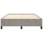 Estructura de cama de terciopelo gris claro 140x190 cm de vidaXL, Camas y somieres - Ref: Foro24-347318, Precio: 153,68 €, De...